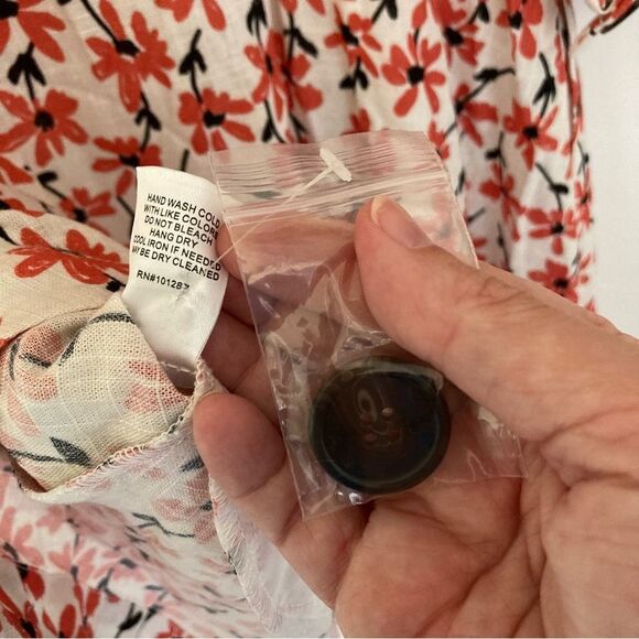 Alexia Admor Women’s V Neck floral button down short sleeve dress NWT size 2! 😍 - Picture 11 of 14